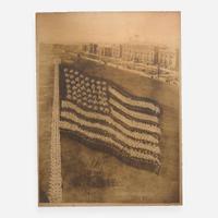 [Americana] Mole, Arthur, and John Thomas Group of 5 Patriotic-Themed “Living Photographs”