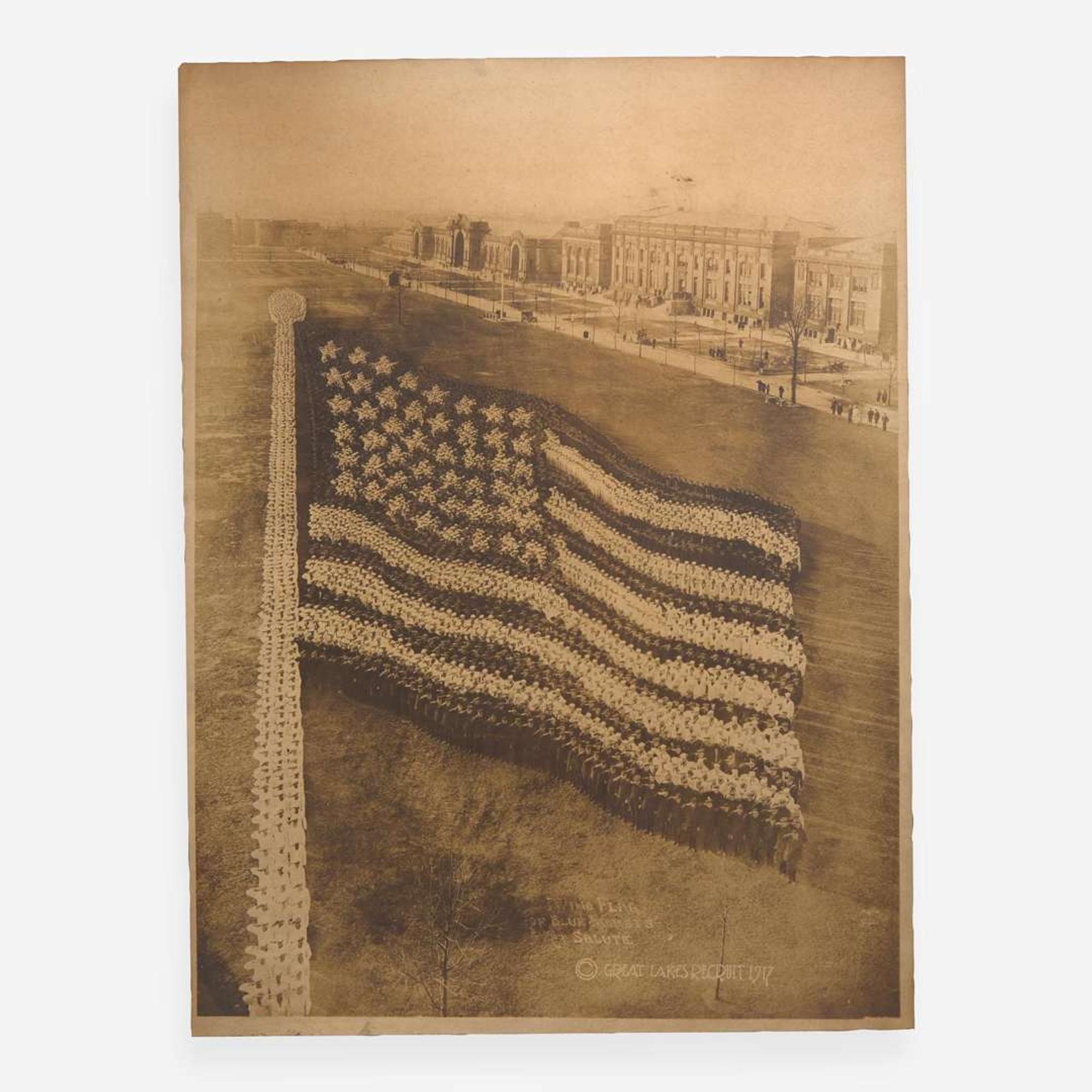 [Americana] Mole, Arthur, and John Thomas Group of 5 Patriotic-Themed “Living Photographs”