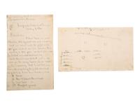 [CIVIL WAR]. Battle of Fredericksburg letter with sketched map of battle lines by Sgt. William H. Broughton, 16th Maine Infantry Regiment, POW at Weldon Railroad. "Camp on the Battle Field," 14 December 1862.