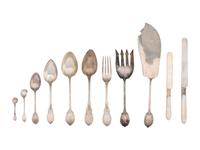 A Group of American Silver Flatware