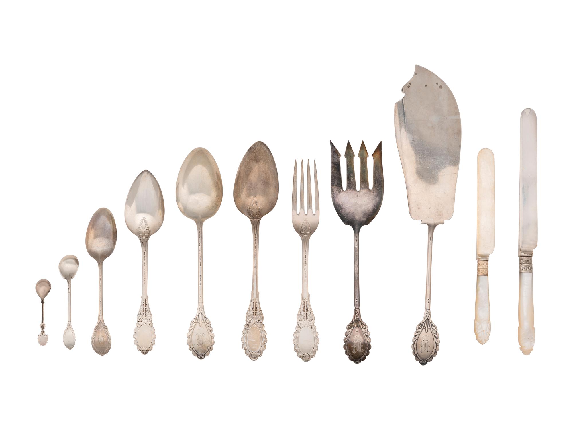 A Group of American Silver Flatware