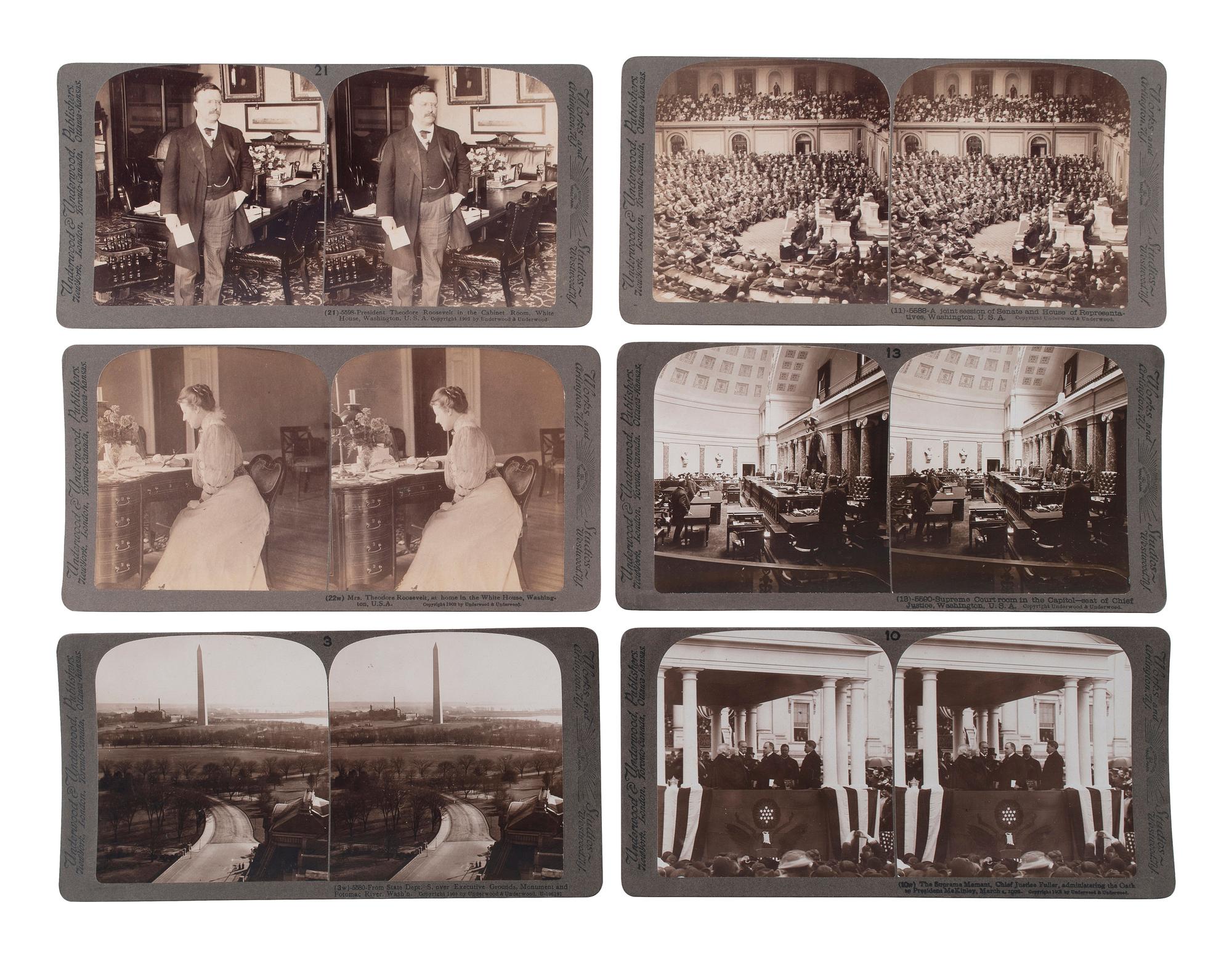 [EARLY PHOTOGRAPHY]. A large collection of approx. 400 stereoviews and 3 stereoviewers.
