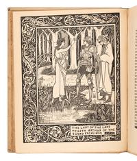 BEARDSLEY, Aubrey, illustrator. -- MALORY, Thomas, Sir (fl. 1470). [Le Morte d’Arthur]. The Birth, Life and Acts of King Arthur . [London]: J.M. Dent & Company, 1893-1894.