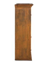 A Paint Decorated Pine Hanging Cupboard