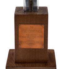 [HUGO AWARDS]. Award presented to Hugo Gernsback at the 18th annual Worldcon. 1960.