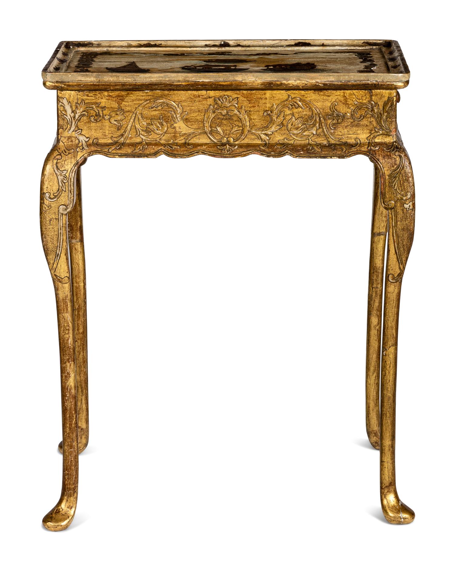 A Continental Giltwood Side Table