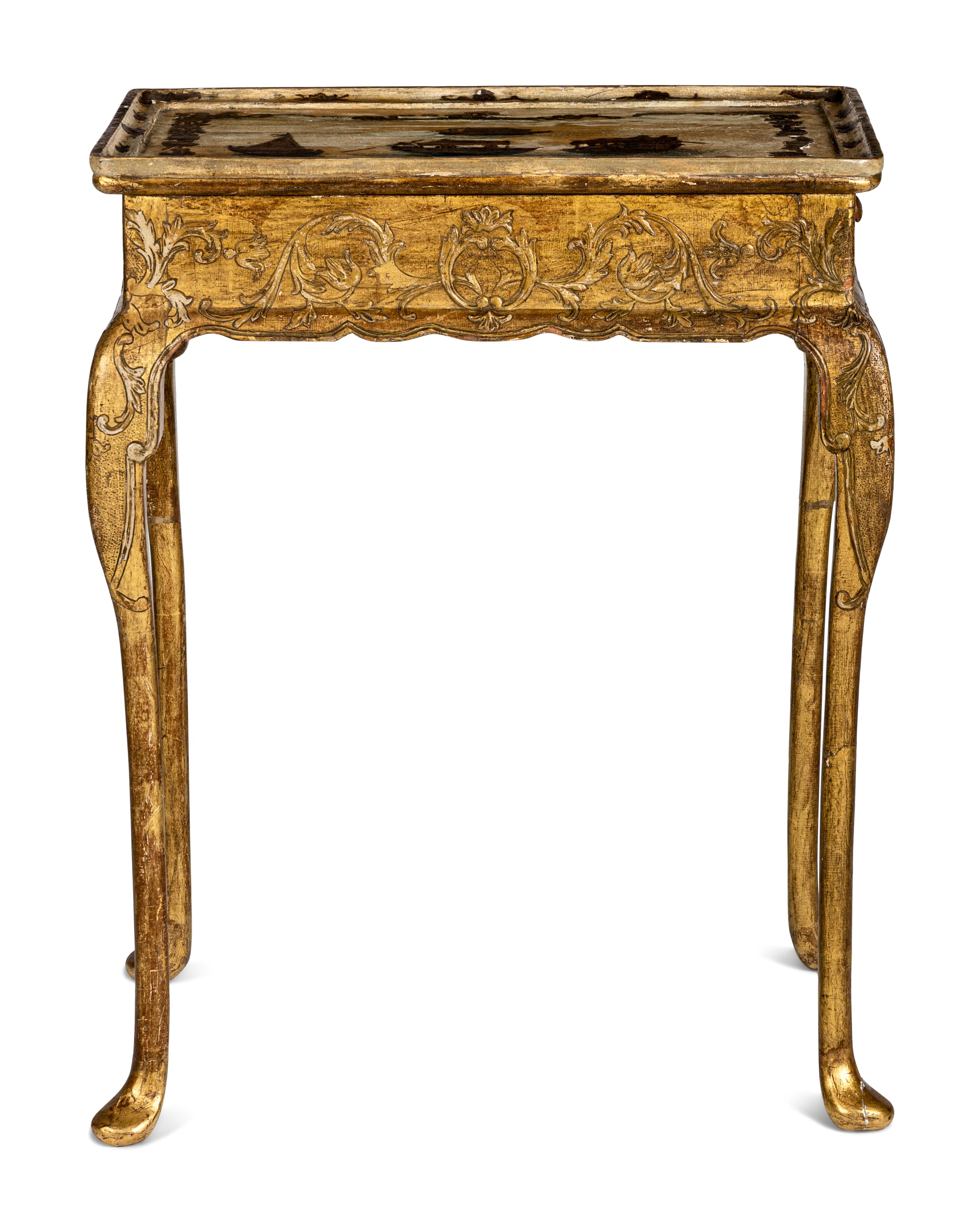 A Continental Giltwood Side Table