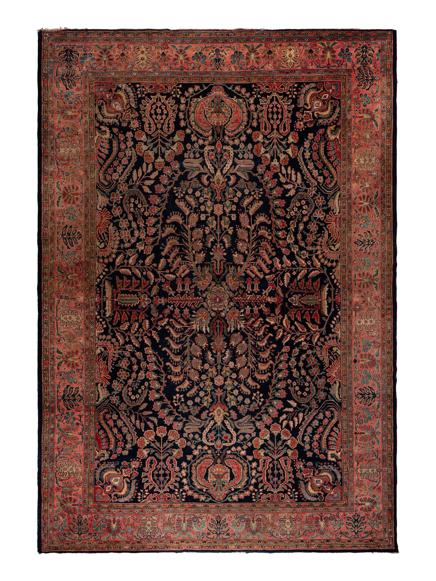 A Sarouk Wool Rug
