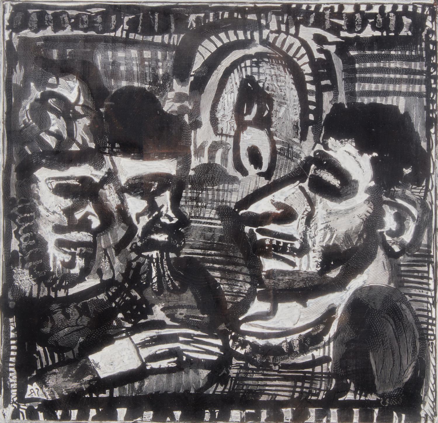 Réincarnation du Père Ubu (Woodcut Block) , 1932