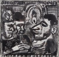 Réincarnation du Père Ubu (Woodcut Block) , 1932