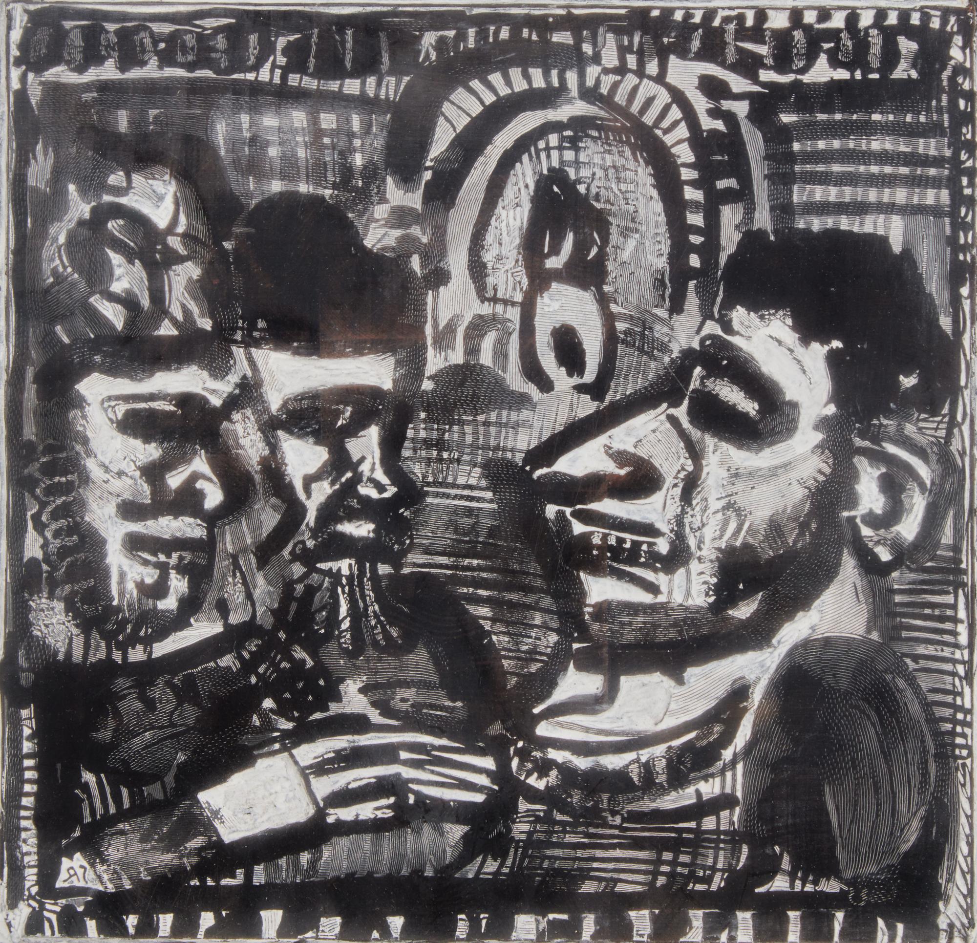 Réincarnation du Père Ubu (Woodcut Block) , 1932