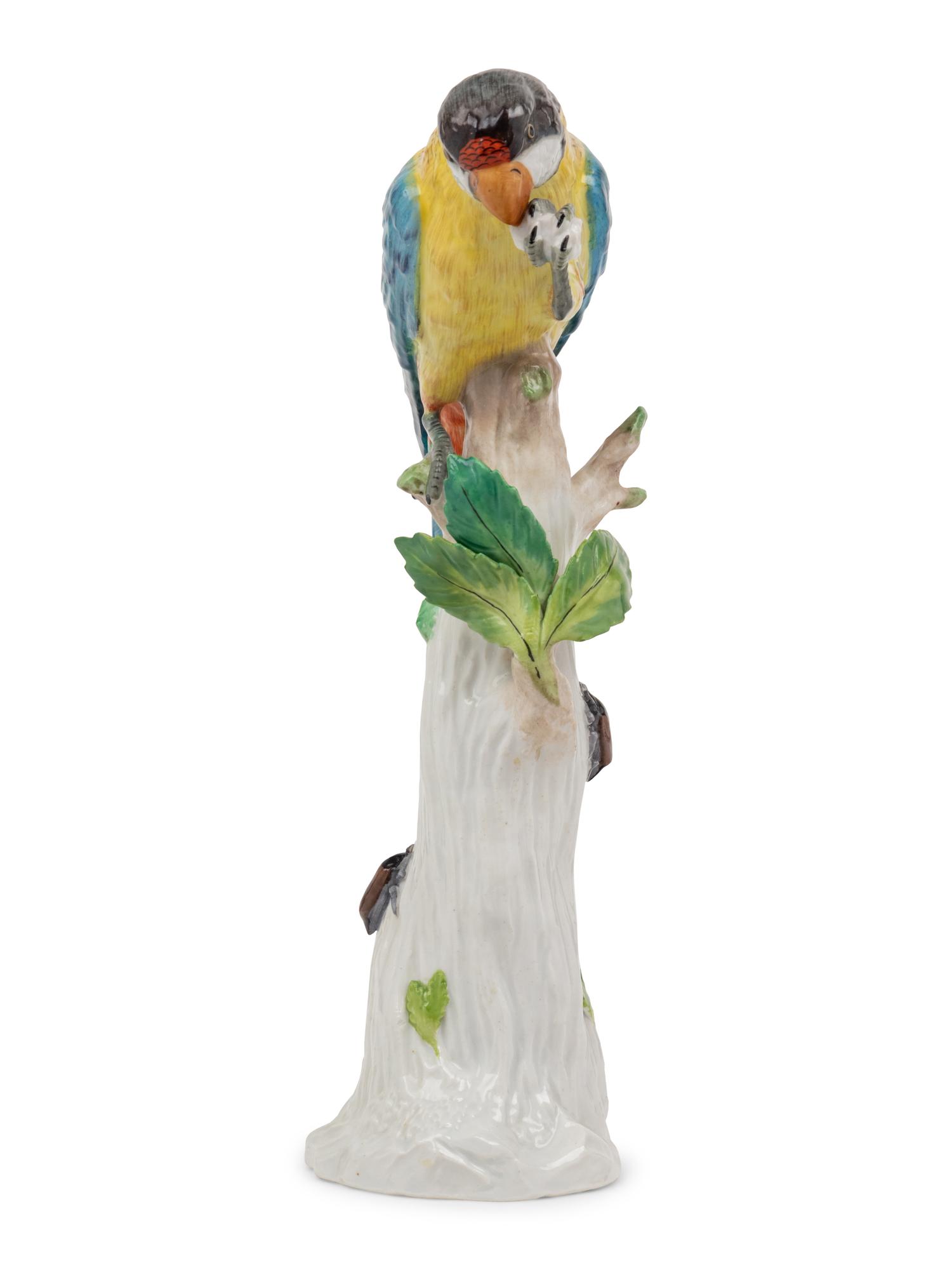 A Vienna Porcelain Parrot