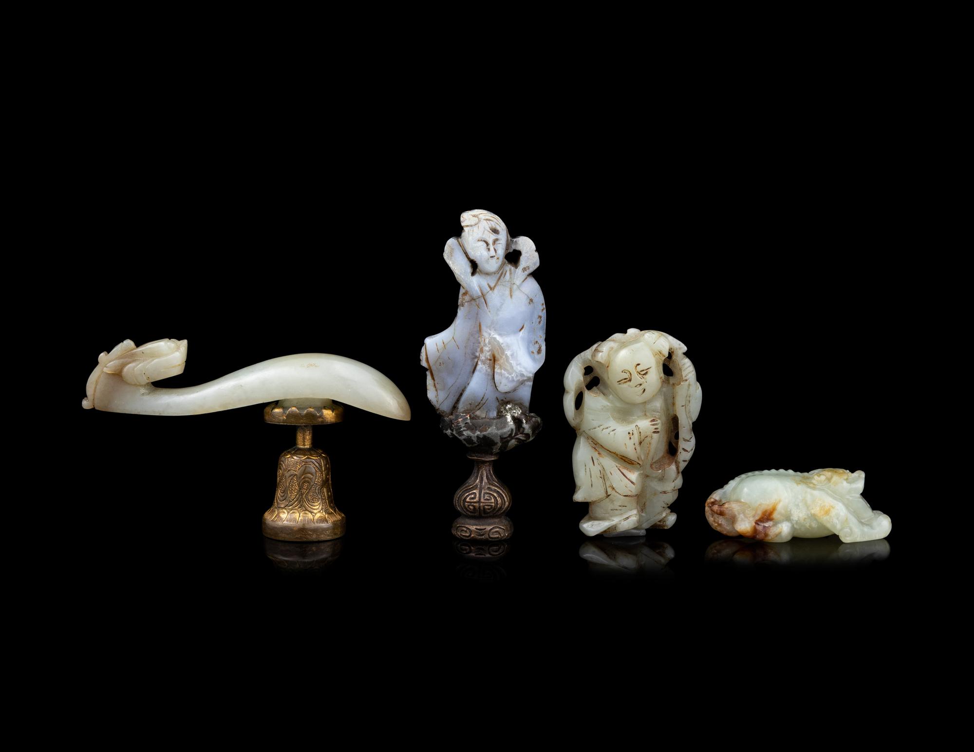 Four Chinese Jade Carvings