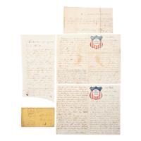 [CIVIL WAR]. A group of 4 letters related to Brevet Brigadier General William Stedman (1815-1869), Ohio 6th Cavalry and Ohio 7th Infantry, comprising: