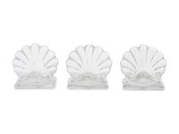 27 Baccarat Crystal Shell Motif Place Card Holders