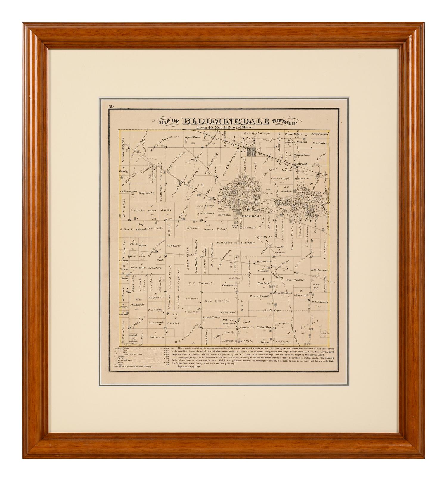 A group of 14 19th and 20th century maps, comprising: