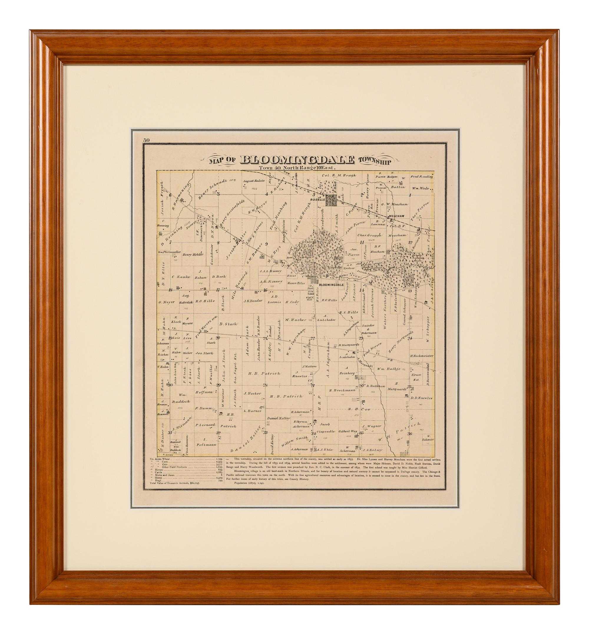 A group of 14 19th and 20th century maps, comprising: