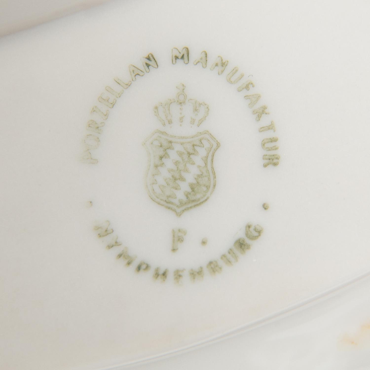 A Pair of Nymphenburg Blanc-de-Chine Porcelain Baskets
