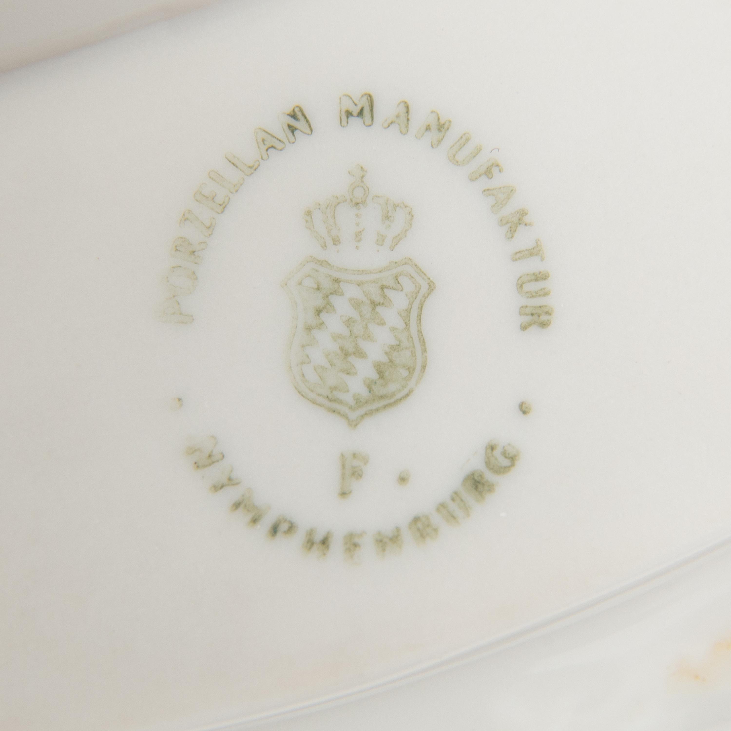 A Pair of Nymphenburg Blanc-de-Chine Porcelain Baskets