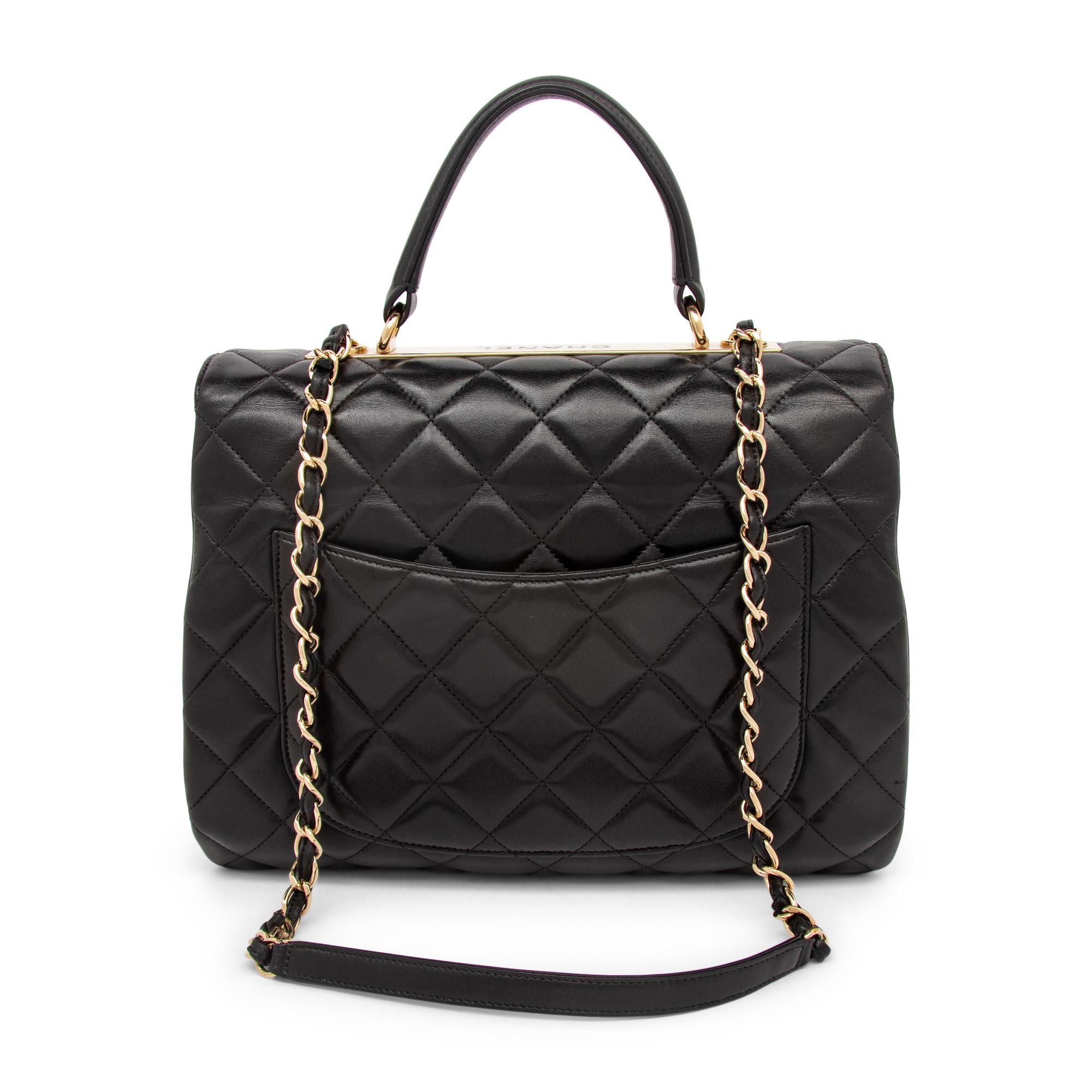 Chanel, Large Square Top Handle Flap Bag