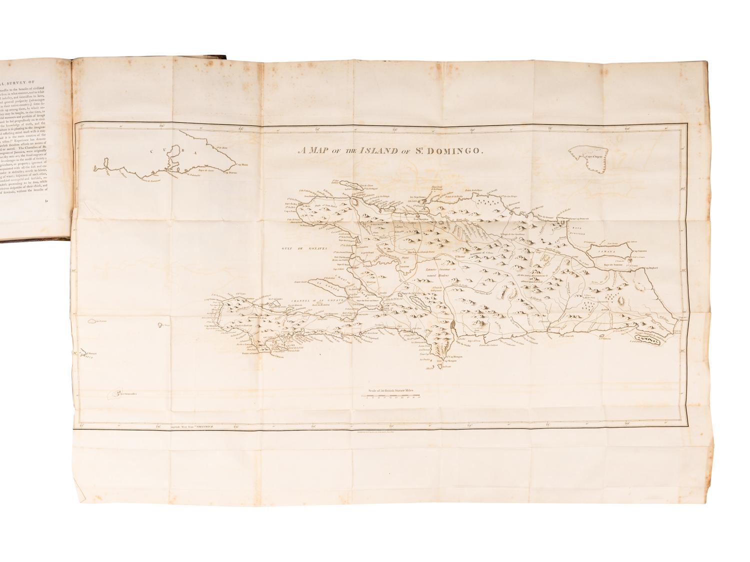 BARTRAM, William (1739-1823). Voyage dans les parties sud de l'Amerique Septentrionale; Savoir: les Carolines septentrionale et meridionale, la Georgie, les Florides orientale et occidentale, le pays des Cherokees, le vaste territoire des Muscogulges ou de la confederation Creek, et le pays des Chactaws . Translated from English into French by P.V. Benoist. Paris: Maradan, An IX [1801].