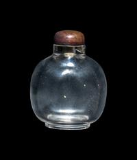 A Large and Fine Chinese Rock Crystal Snuff Bottle