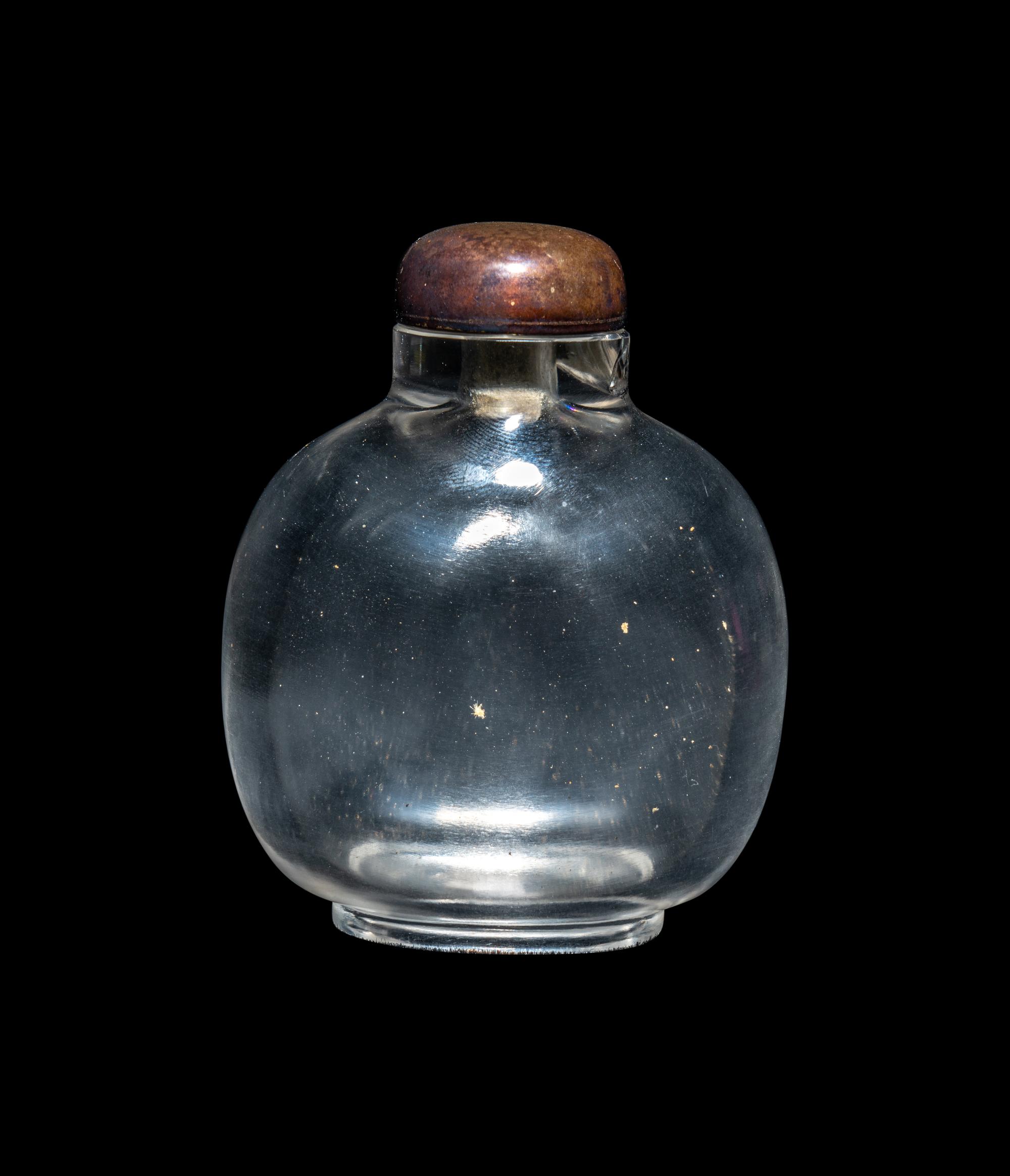 A Large and Fine Chinese Rock Crystal Snuff Bottle