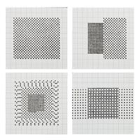 Black 6'' Squares Series #7, 1972