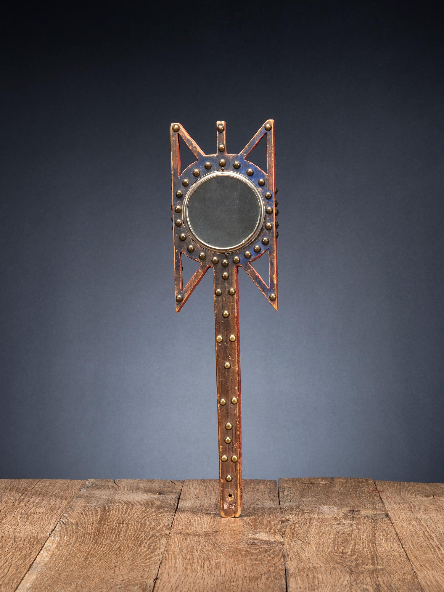 Apsáalooke [Crow] Painted Mirror Board