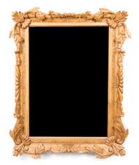 A French Fruitwood Mirror Height 54 x width 42 1/2 inches. — 19TH CENTURY