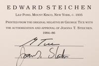 A group of six photographs (from Juxtapositions printed by George Tice with labels signed by George Tice and Joanna Steichen)