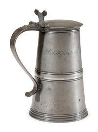 A Scottish Pewter Communion Flagon