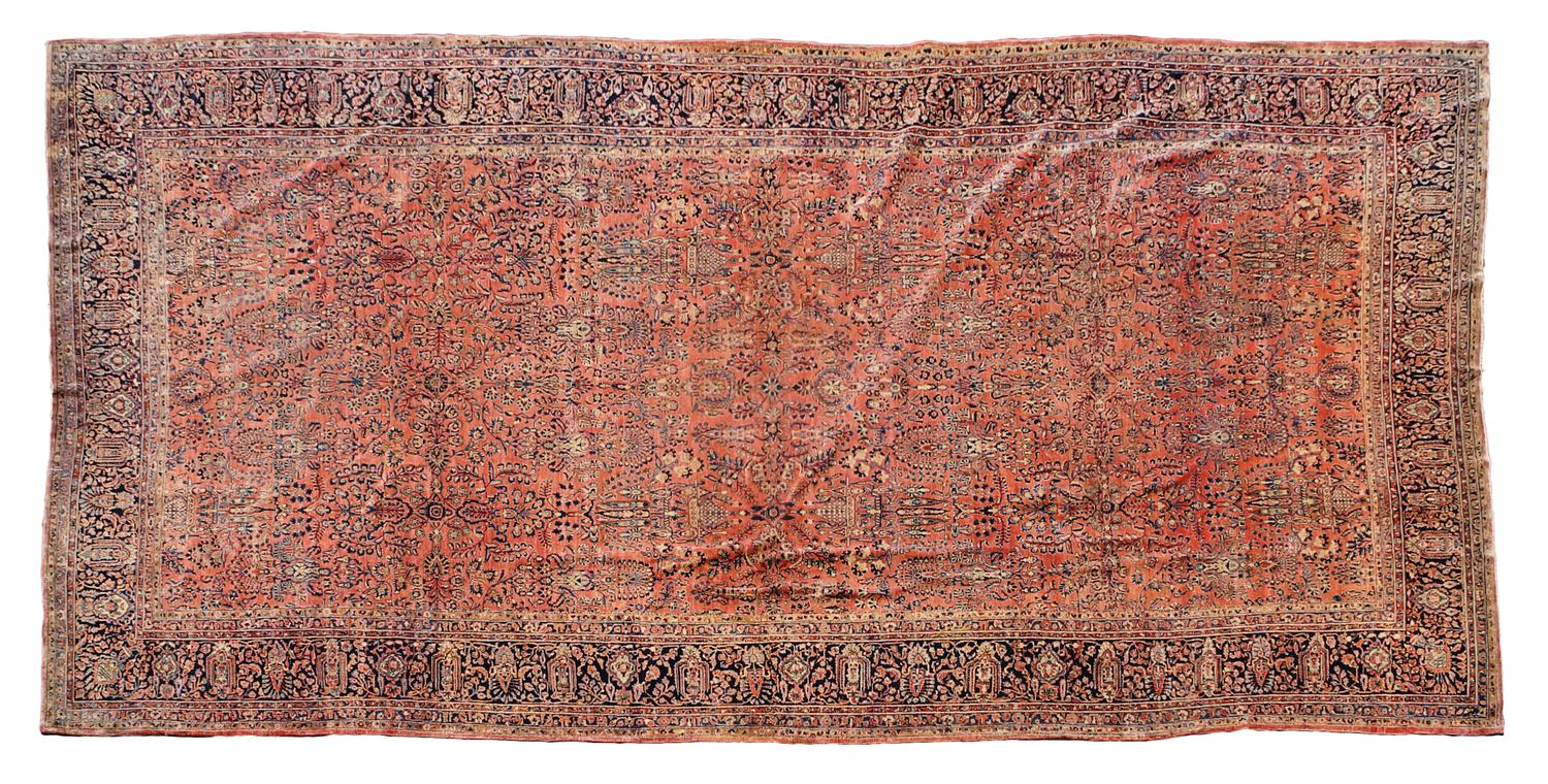 A Sarouk Wool Rug