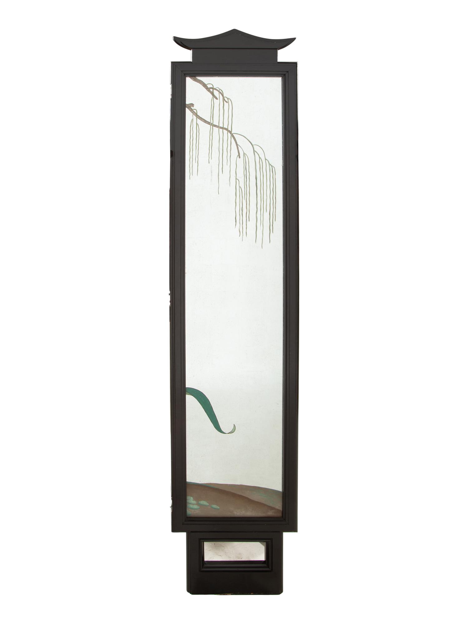 A Five-Panel Floor Screen