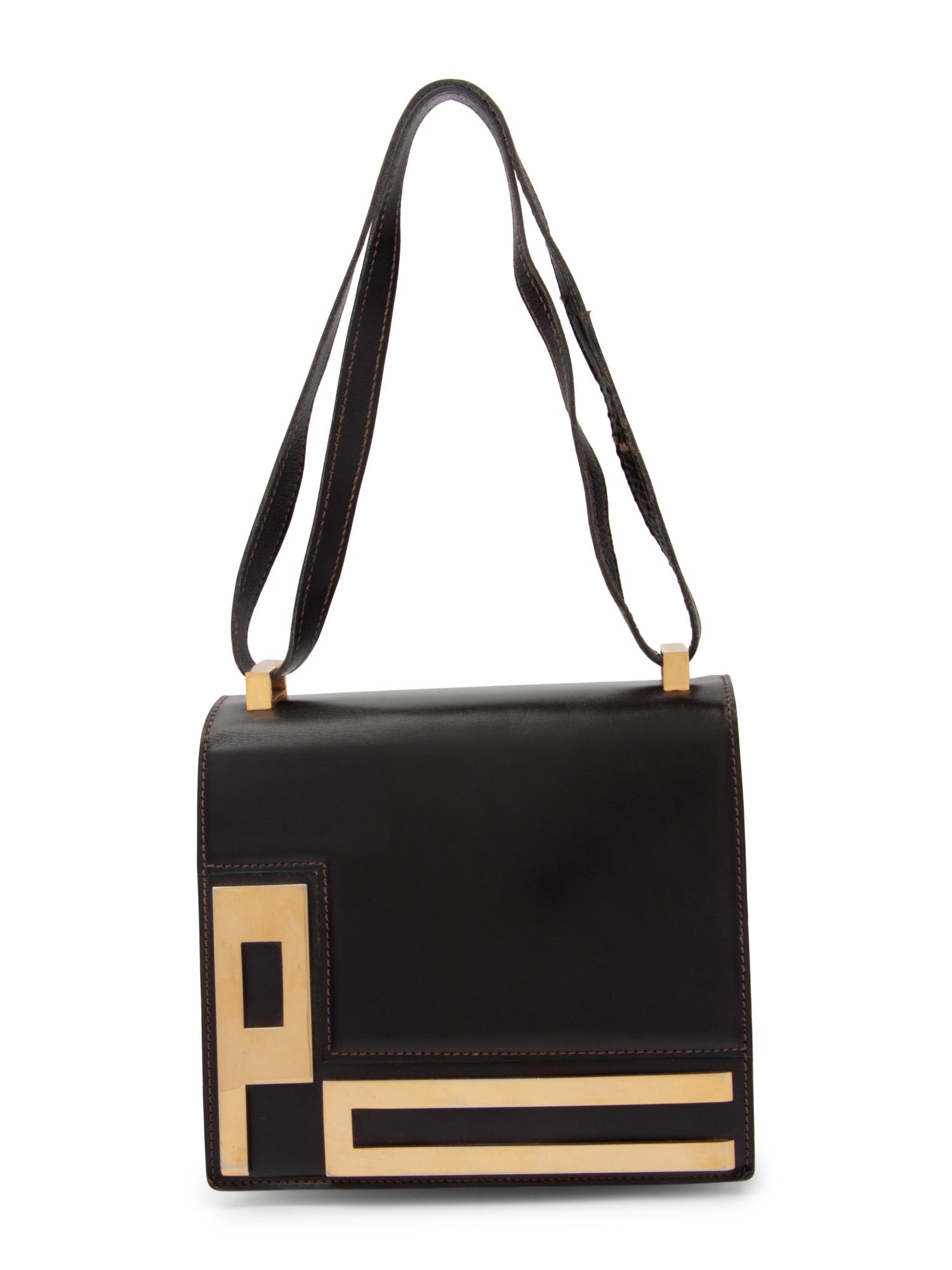 Pierre Cardin Leather Bag, 1960s