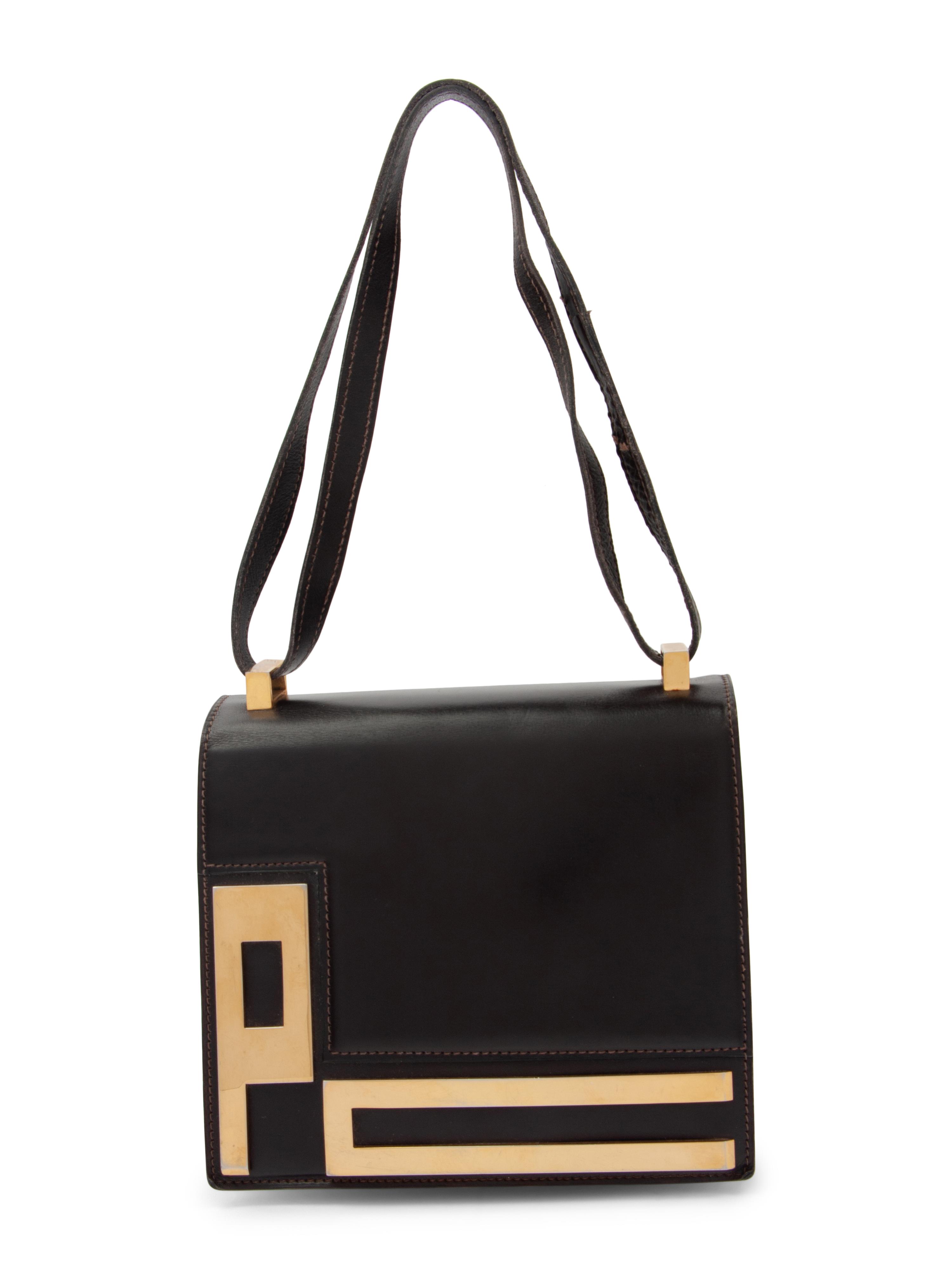 Pierre Cardin Leather Bag, 1960s