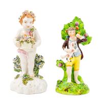 Two Staffordshire Pottery Figures