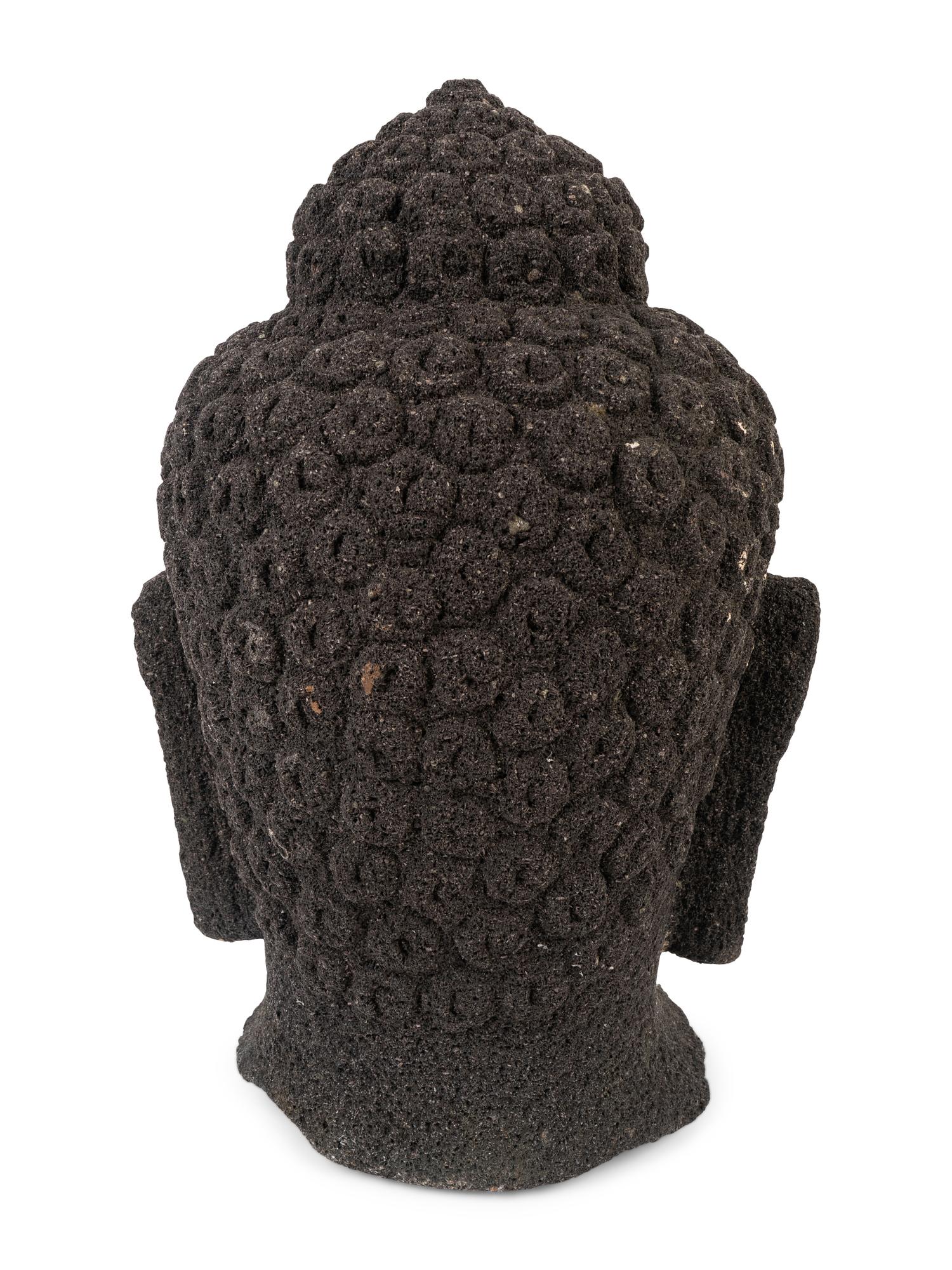 An Indonesian Volcanic Head of a Deity — BORA BORA, 20TH CENTURY