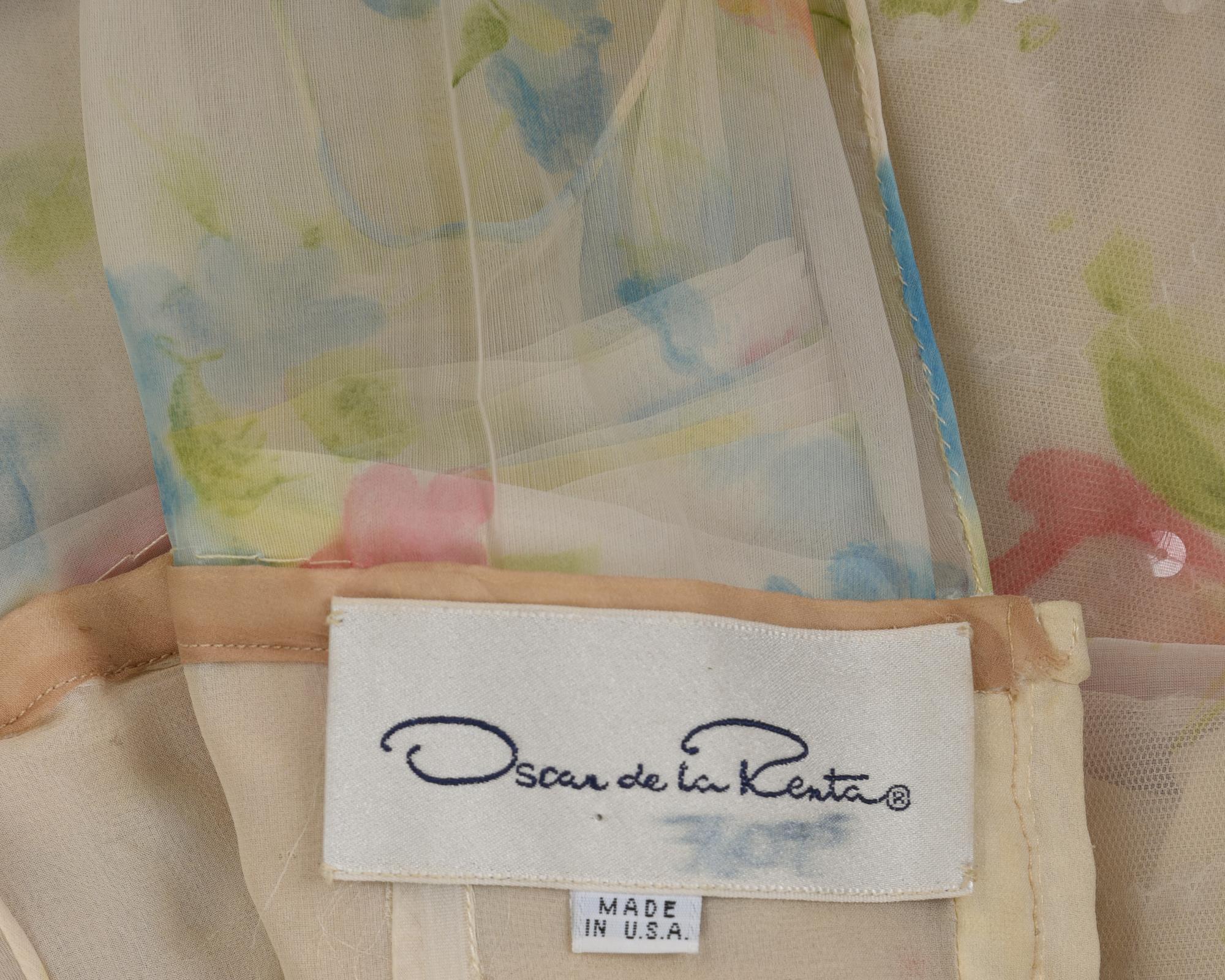 Three Oscar de la Renta Items: One Two-Piece Dress Ensemble and One Dress