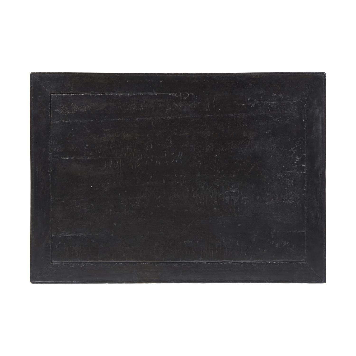 A Chinese Black Lacquered Wood Wine Table, Jiuzhuo, 17th Century 明末清初 黑漆木酒桌