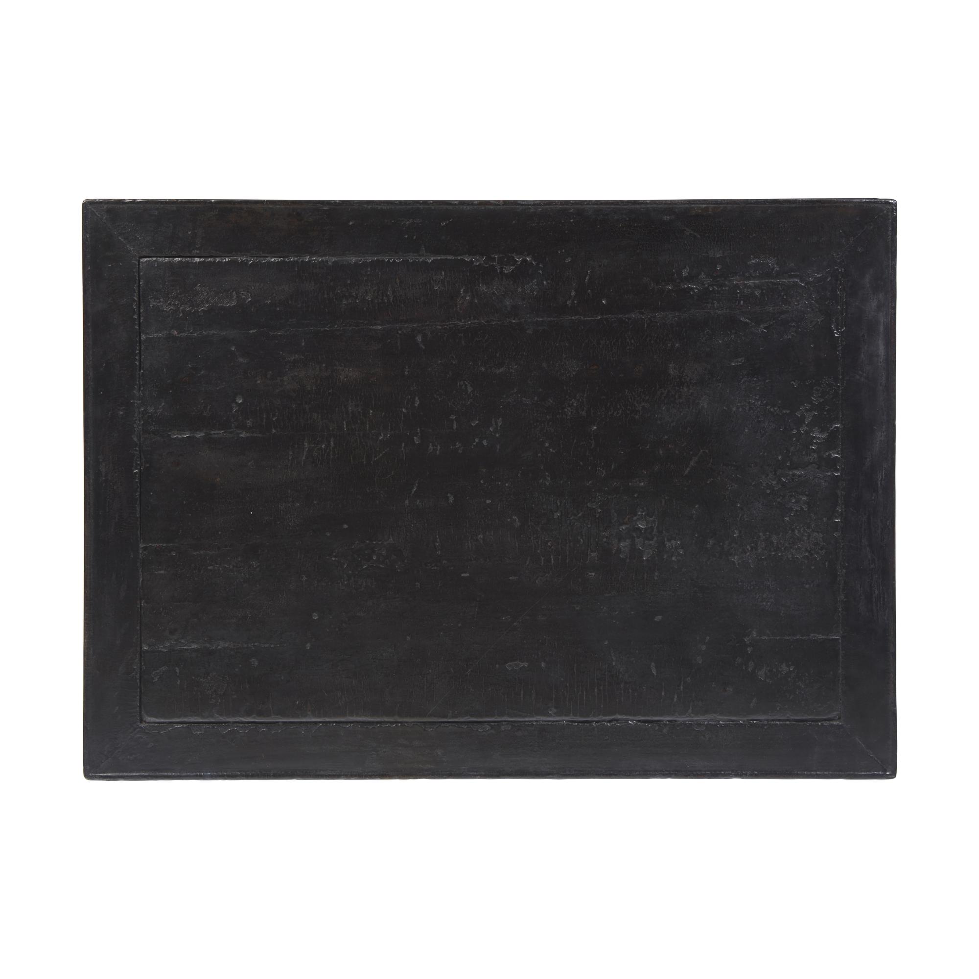 A Chinese Black Lacquered Wood Wine Table, Jiuzhuo, 17th Century 明末清初 黑漆木酒桌