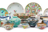 A Large Collection of Chinese and Japanese Porcelain Articles