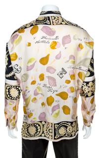 A Gianni Versace Silk Print Shirt, Size 52.