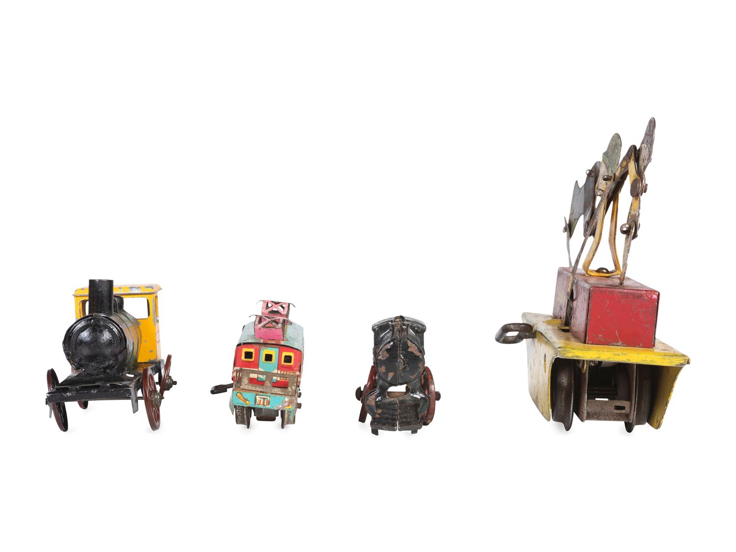 Fourteen Train-Related Toys and Accessories
