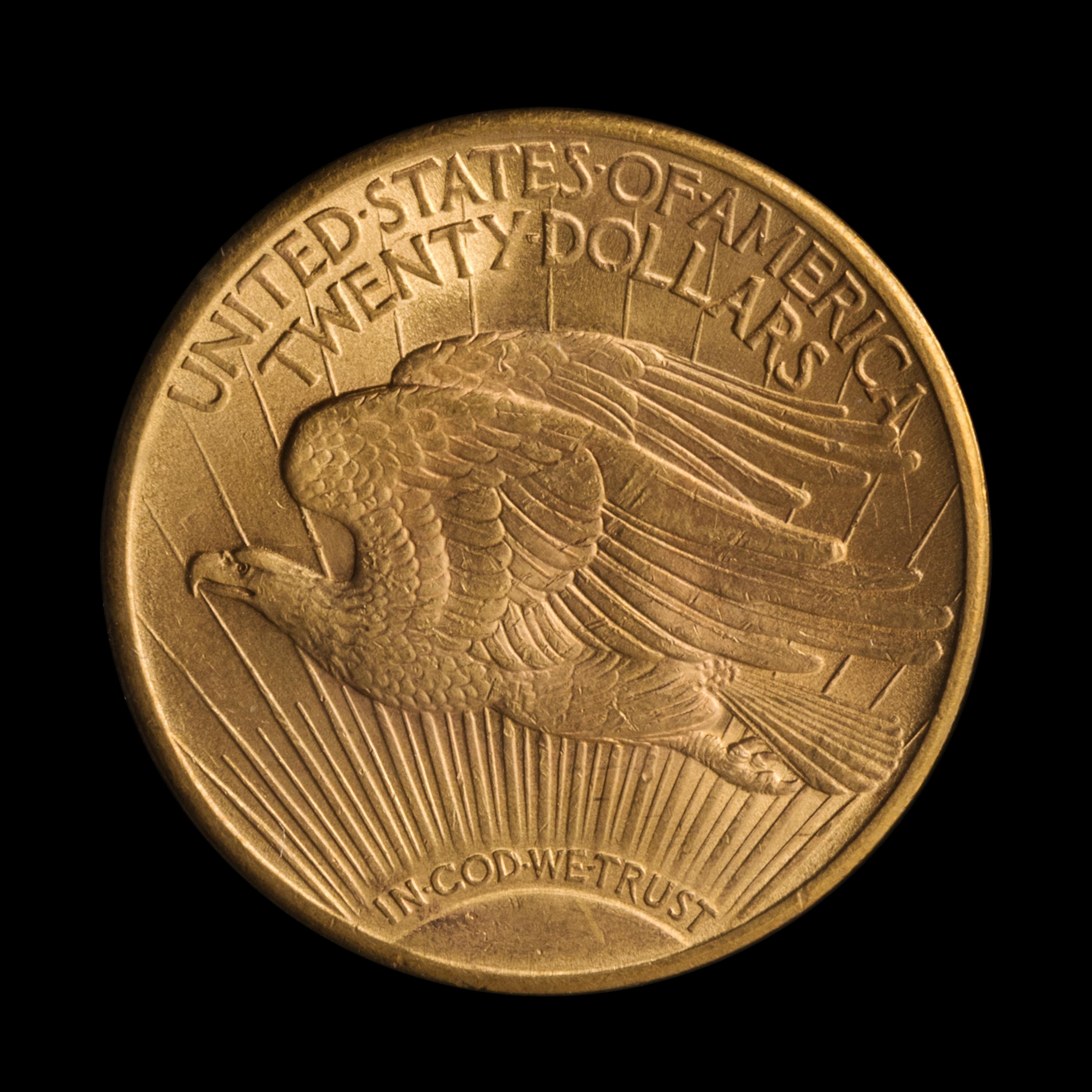 A United States 1924-D St. Gaudens $20 Gold Coin