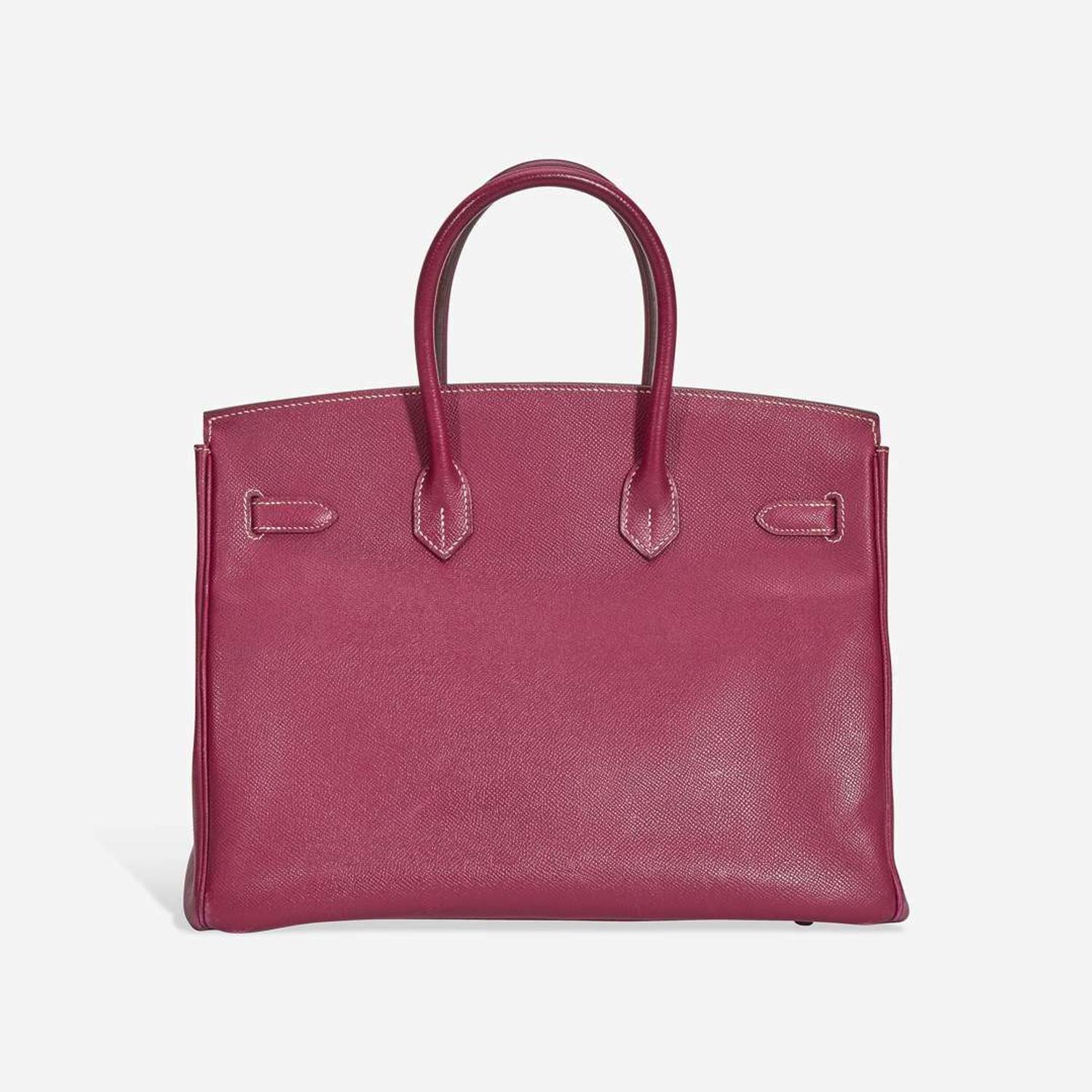 A tosca and rose tyrien epsom leather palladium hardware Birkin bag 35, Hermès 2011