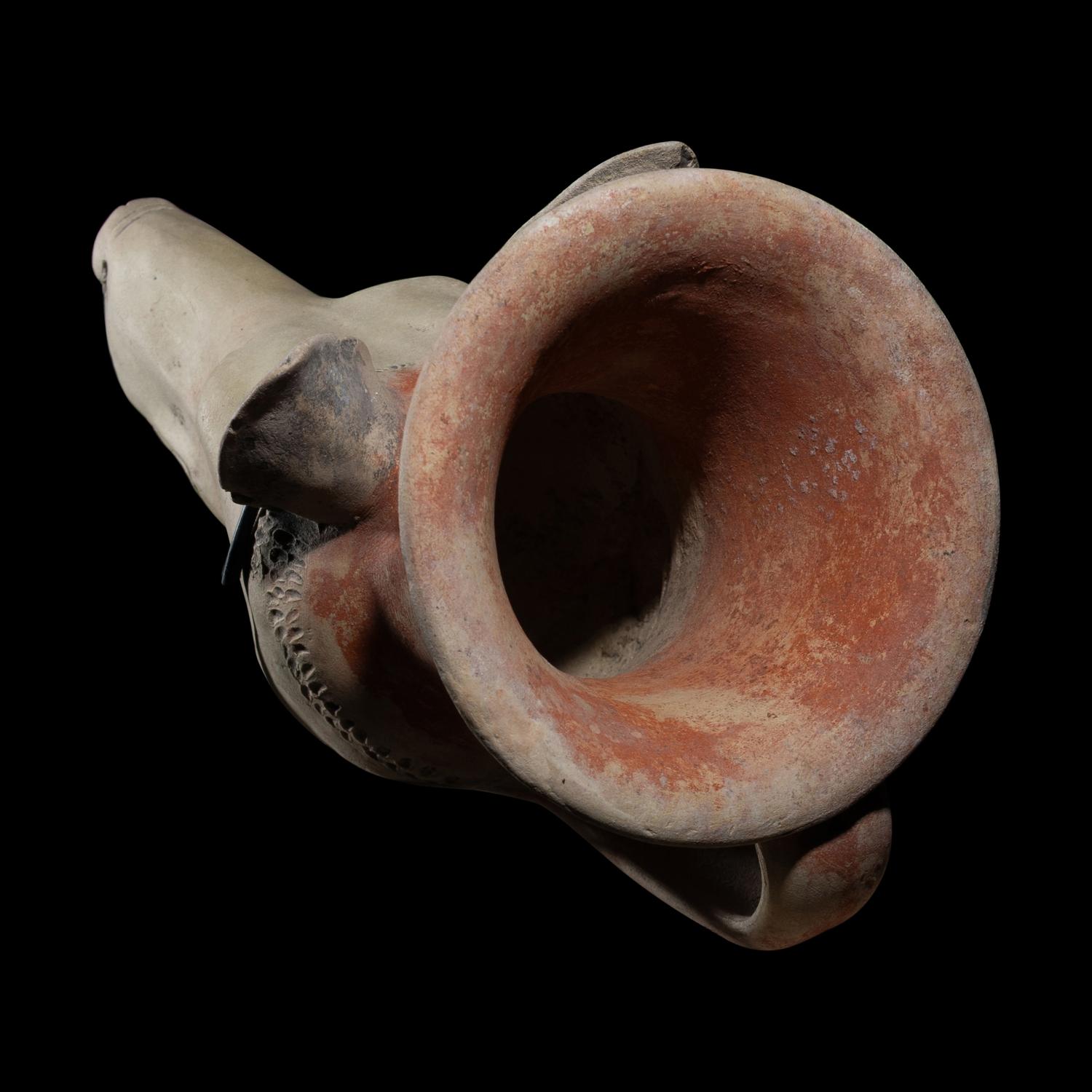 A Tarentine Terracotta Rhyton in the Form of a Dog's Head
