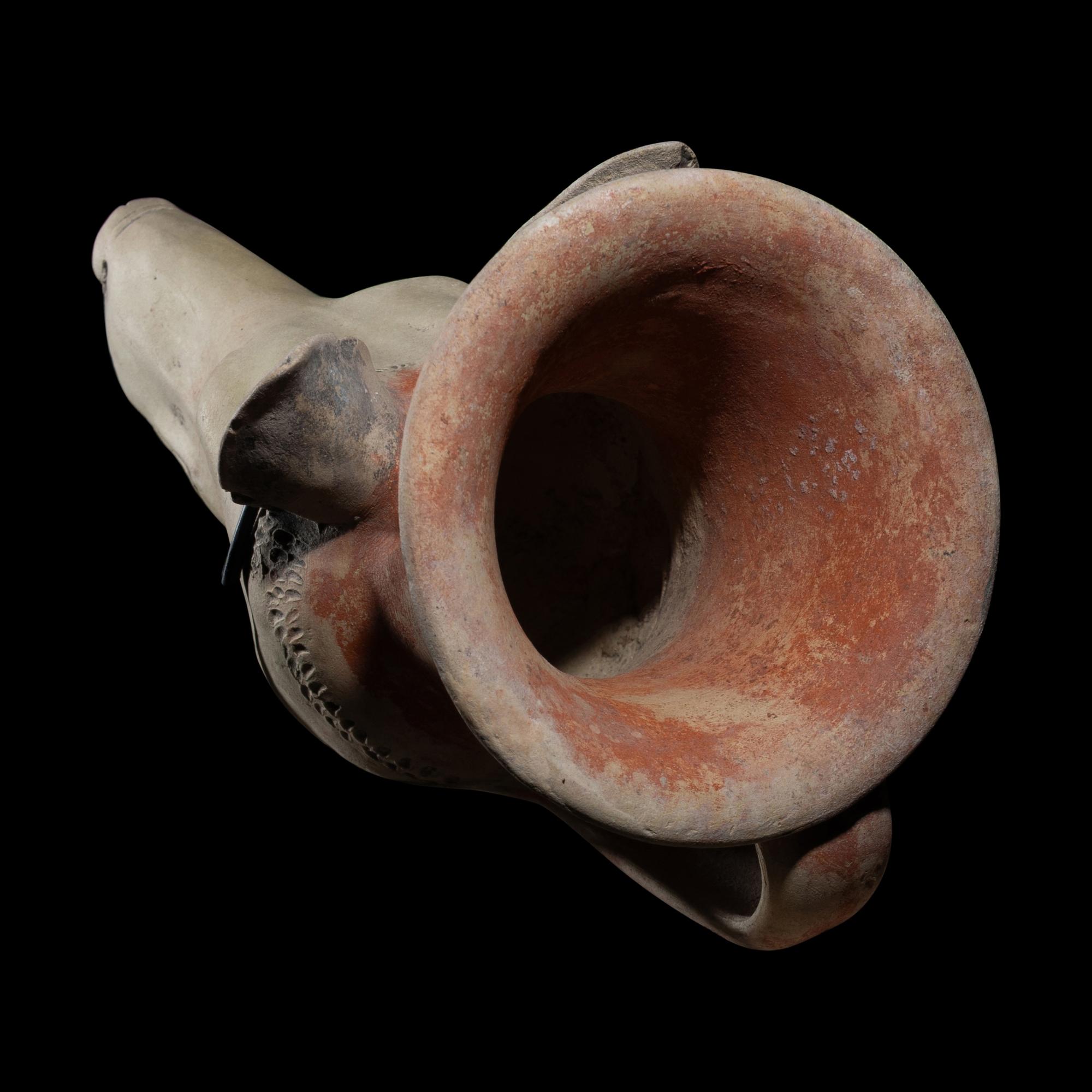 A Tarentine Terracotta Rhyton in the Form of a Dog's Head