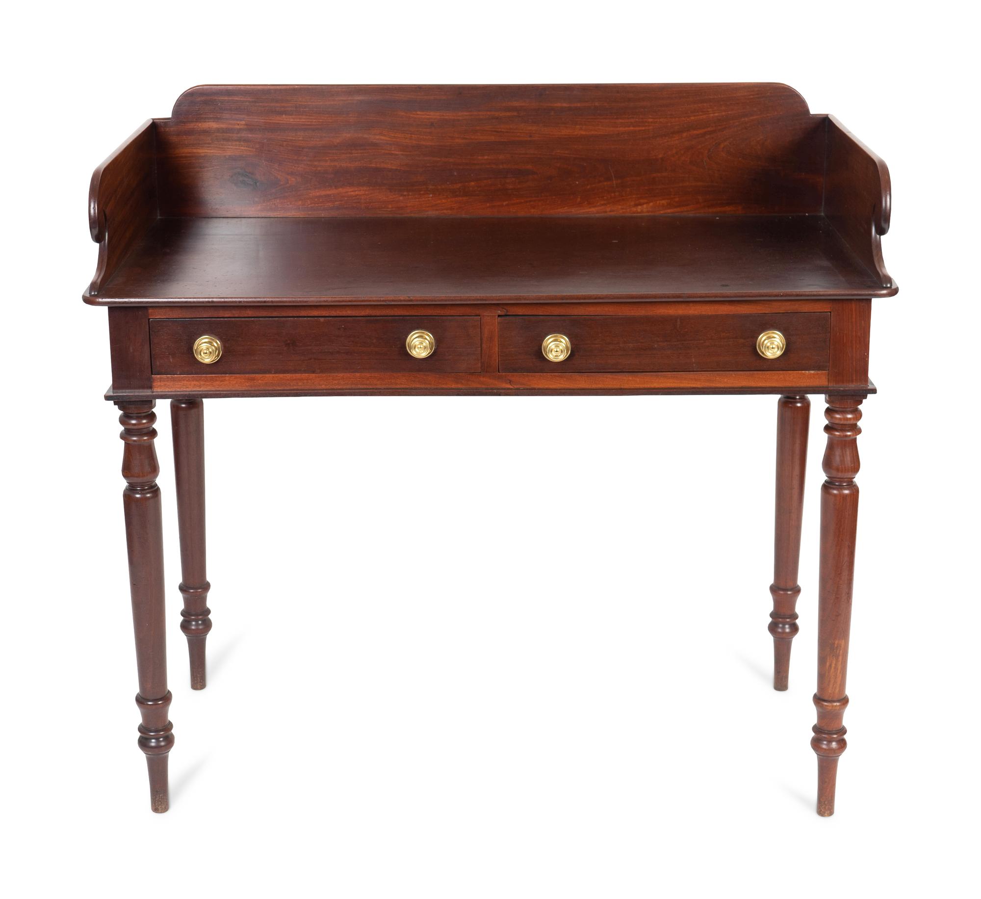 An English William IV Mahogany Side Table — CIRCA 1830