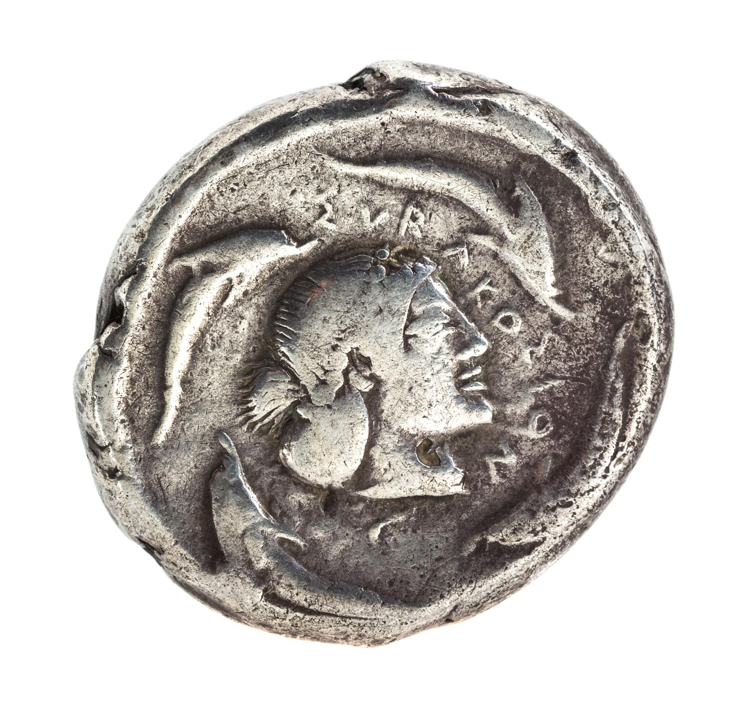 Sicily, Deinomenid Tyranny (circa 478-467 BCE), Silver Tetradrachm — Silver Tetradrachm-Syracuse